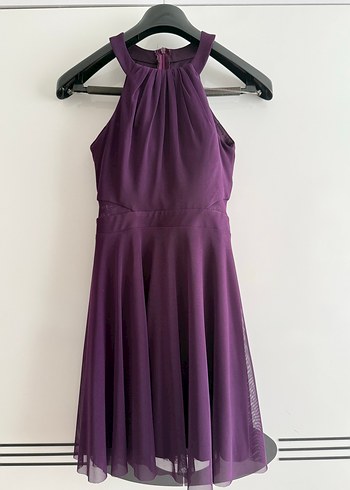 Mor kısa abiye - Görsel 2