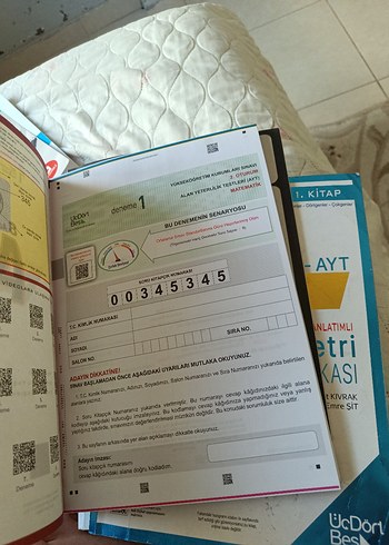 345 AYT Matematik Deneme,