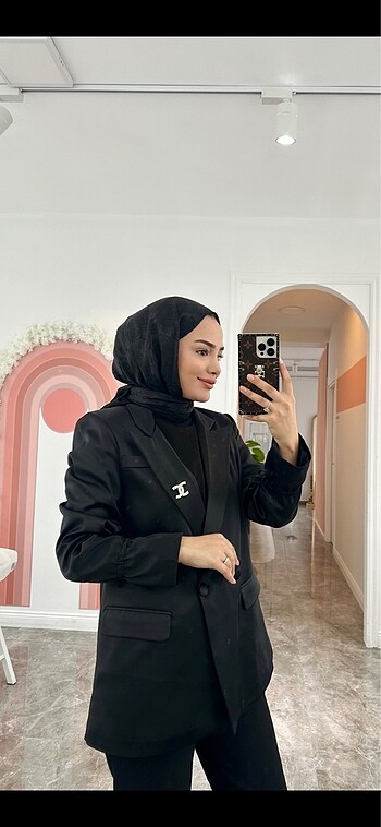 Saten Blazer ceket