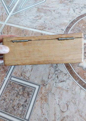 Beden Parlak Bej Ahşap aksesuar kutusu