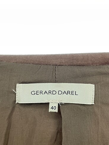 40 Beden kahverengi Renk Gerard Darel Ceket %70 İndirimli.