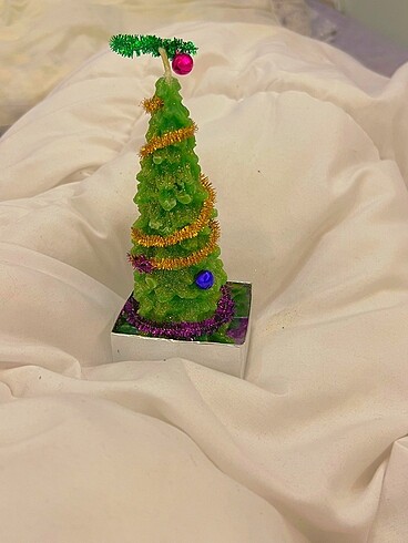 Yılbaşı Noel çam ağacı mum