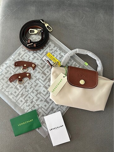 Xs bej Longchamp çanta
