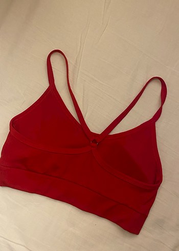 Kırmızı Sporcu Sütyeni - büstiyer - Görsel 2