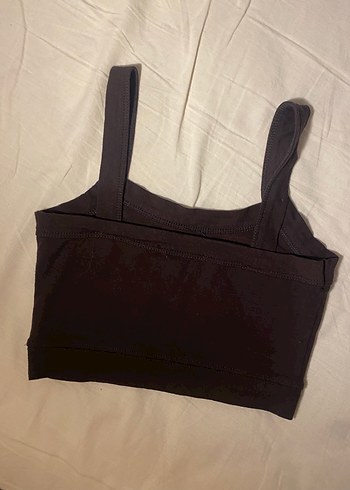 crop top acı kahverengi - Görsel 2