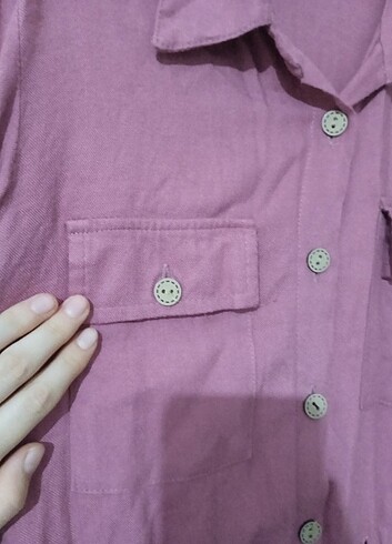 s Beden pembe Renk Gömlek gül kurusu rengi