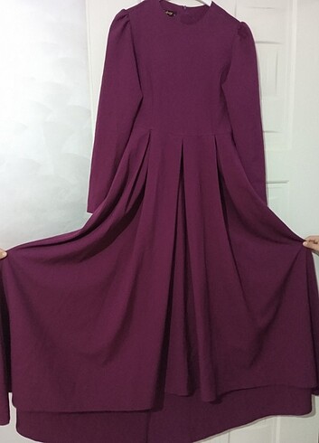 38 Beden Mor Prenses model elbise