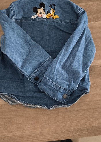 24-36 Ay Beden Erkek Çocuk Mavi Denim Gömlek