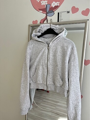 H&M Ceket hırka H&M hırka crop hırka kapşonlu ceket hırka crop sweat