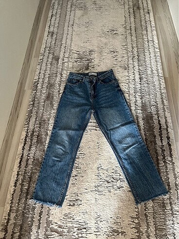 Kot pantolon Zara pantolon püsküllü pantolon moom jean pantolon