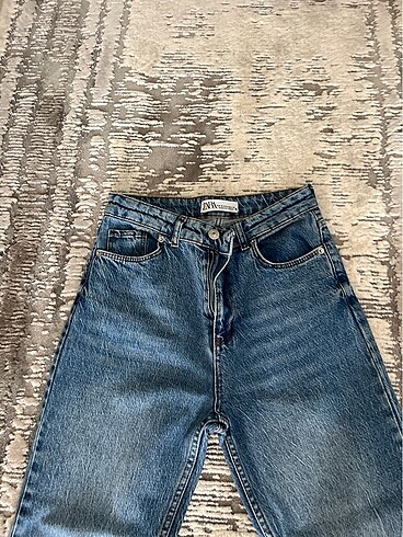 Zara Kot pantolon Zara pantolon püsküllü pantolon moom jean pantolon