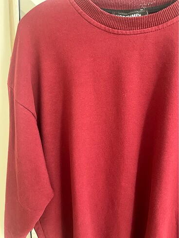 m Beden bordo Renk Sweatshirt bordo sweatshirt oversize sweatshirt