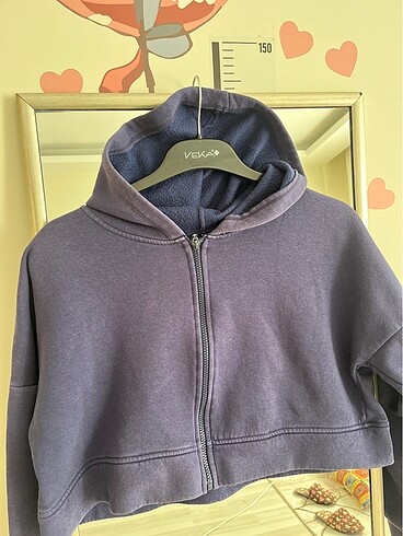 xs Beden Crop hırka crop sweatshirt kısa hırka fermuarlı hırka