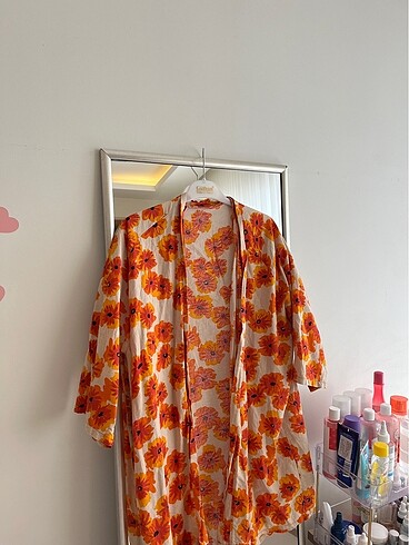 Kimono çiçekli kimono yazlık gömlek