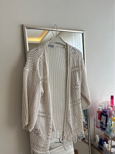 xl Beden beyaz Renk Kimono bolero hasır hırka