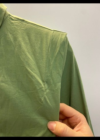 Sagaza Yeşil Kemerli Mini Kadın Elbise - Görsel 4