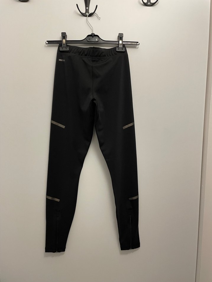 Erkek Siyah Elastik Spor Tayt - Görsel 2