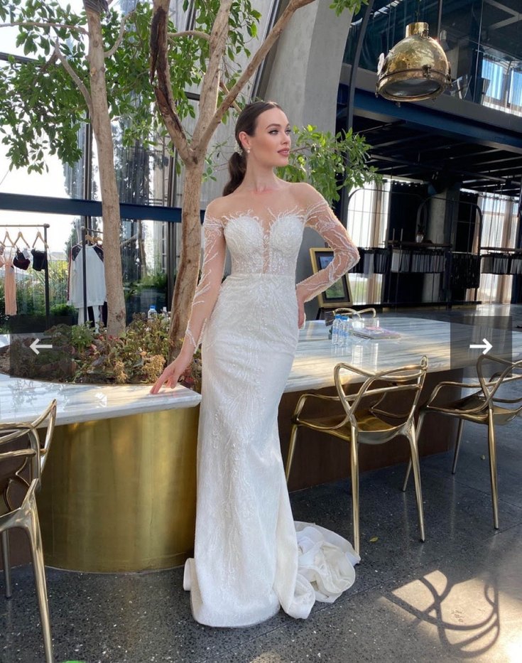 Aysira balık model gelinlik - Görsel 3