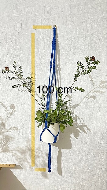 Tasarımcı Makrome saksılık / bohem saksılık