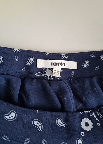 Koton Koton mavi mini etek