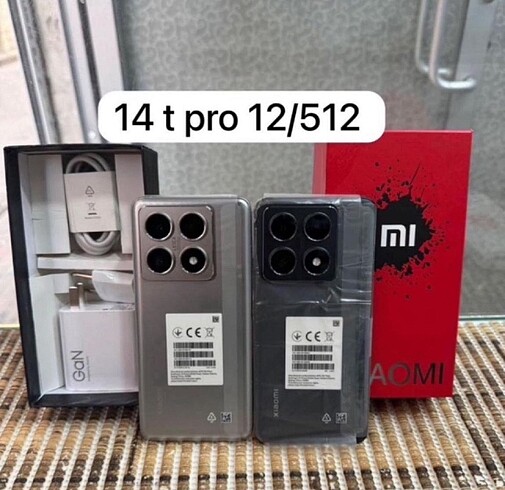 Mi 14T Pro 12/512 kayıtlı
