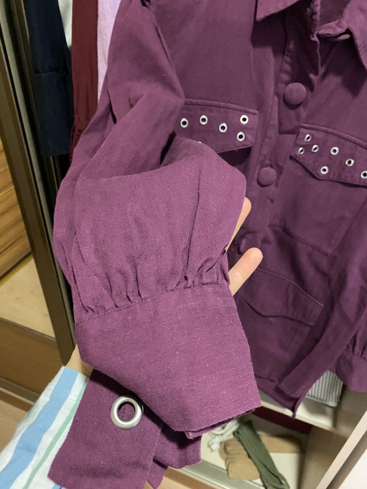 Mor ceket - Görsel 3