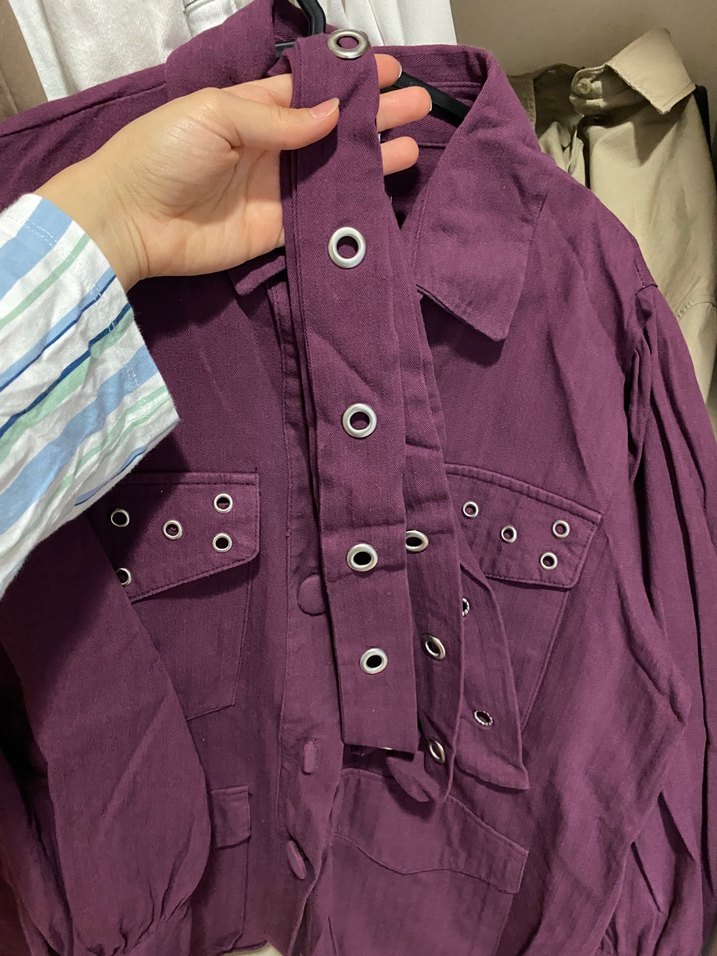 Mor ceket - Görsel 2