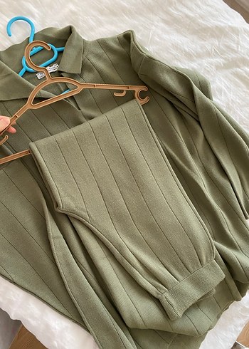 Kadın Keten Örgü Salaş Triko Kazak - Görsel 3