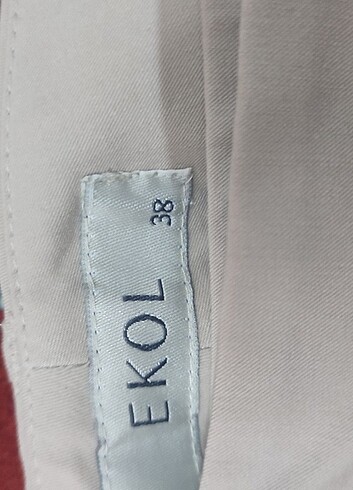 Ekol kremrengi kumaş pantolon