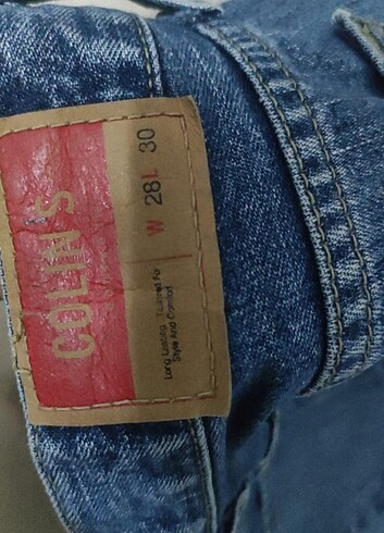 28 Beden lacivert Renk Colins jean