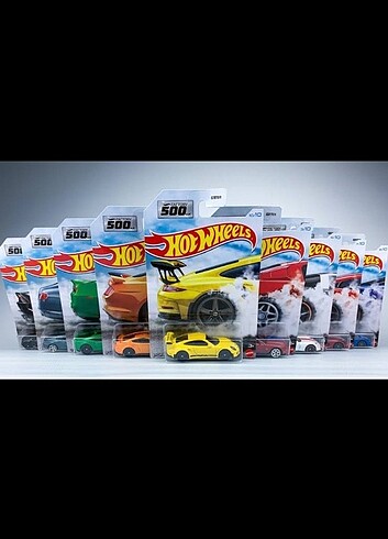  Hot Wheels Factory 500 HP Set