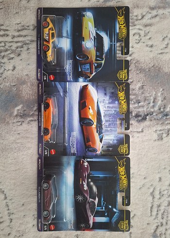 Hot Wheels Premium Exotic Envy 3 adet araç
