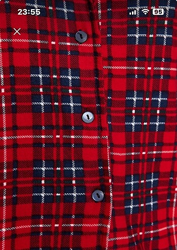 Trendyol & Milla Yumuşak dokulu ekose pijama takımı
