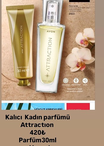 Avon Attraction Kadın Parfümü 30ml 2li set