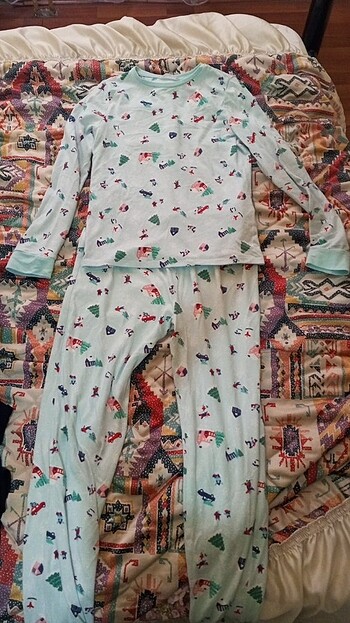 Penti termal mavi pijama takımı