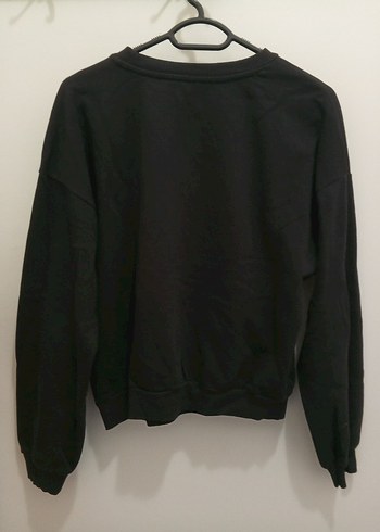 xs Beden siyah Renk Siyah Baskılı Kadın Sweatshirt