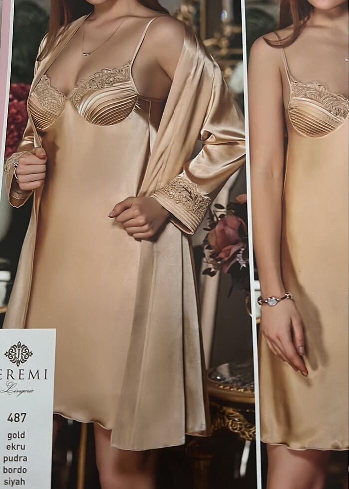 6 lı sabahlık gecelık takımı - Görsel 2