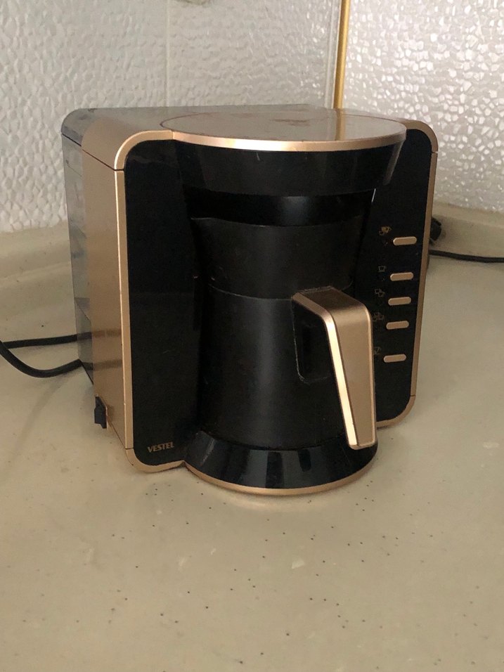 Bej ve Siyah Vestel Kahve Makinesi - Görsel 3