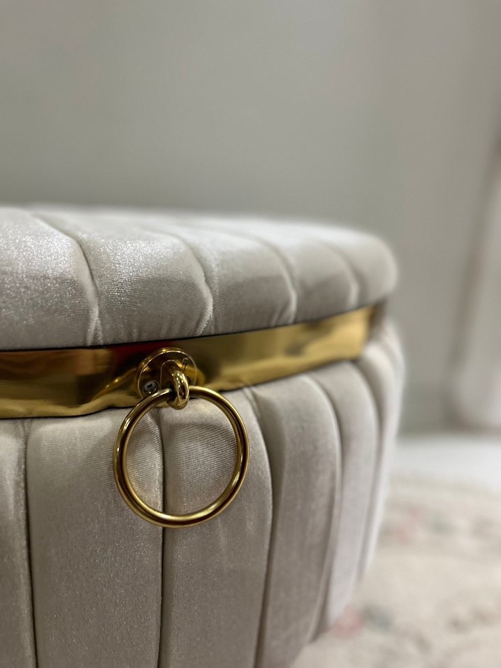 Beyaz Kadife Sandık Seti - Görsel 3