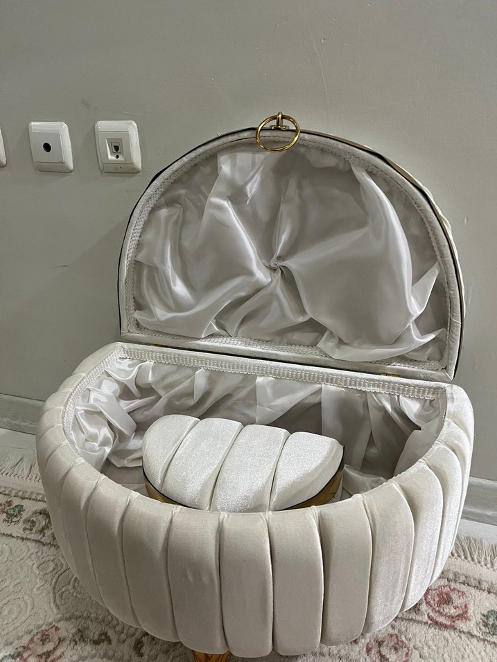 Beyaz Kadife Sandık Seti - Görsel 4