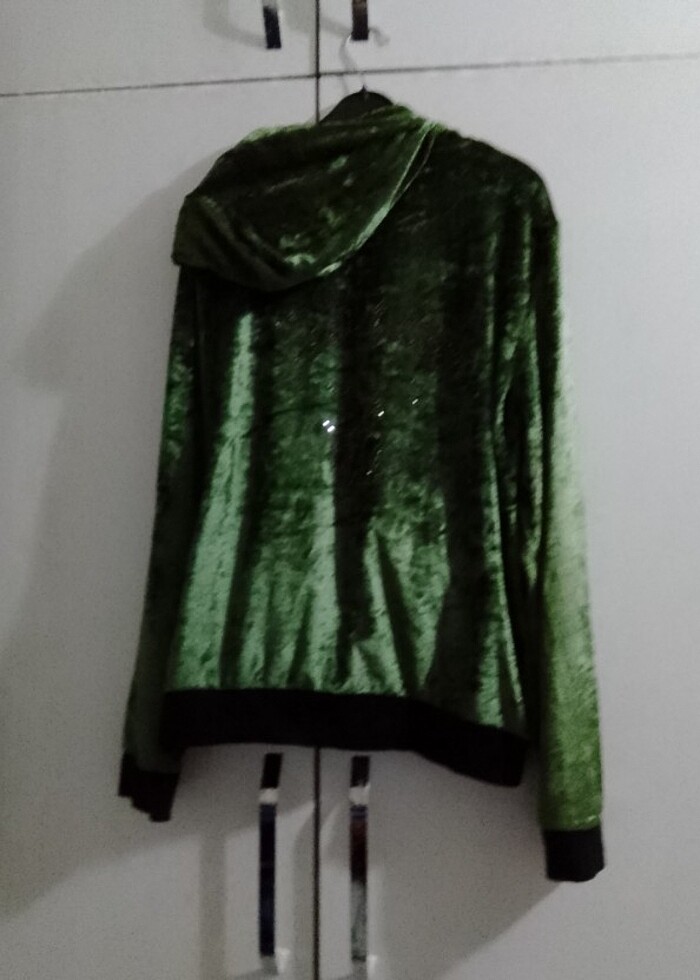 Bayan kadife hırka  - Görsel 2