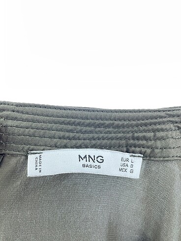 l Beden haki Renk Mango Bluz %70 İndirimli.
