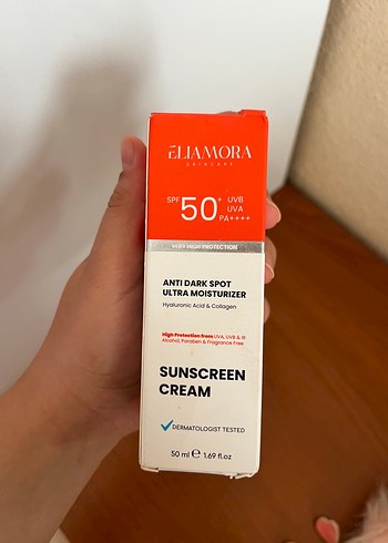 Eliamora SPF 50+ Anti Dark Spot Güneş Kremi