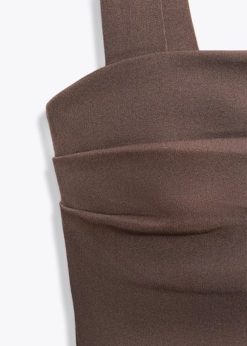 Zara Drapeli Yurtmaçlı Elbise - Görsel 2