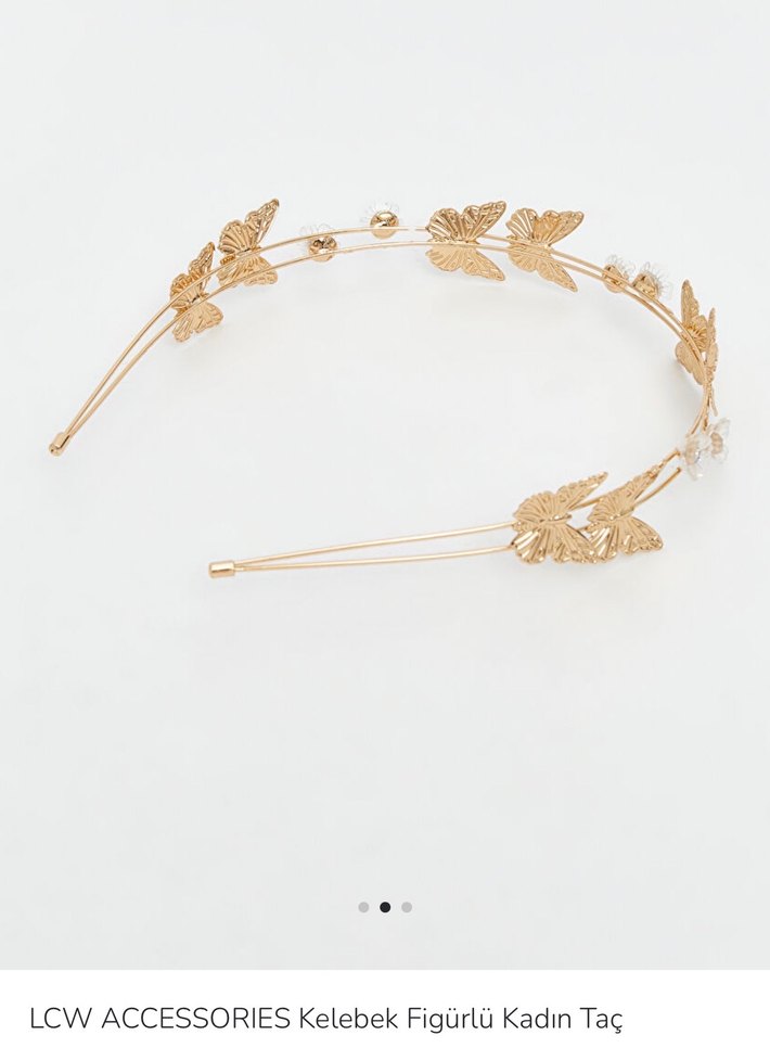 Lcw kelebek figürlü kadın taç - Görsel 2