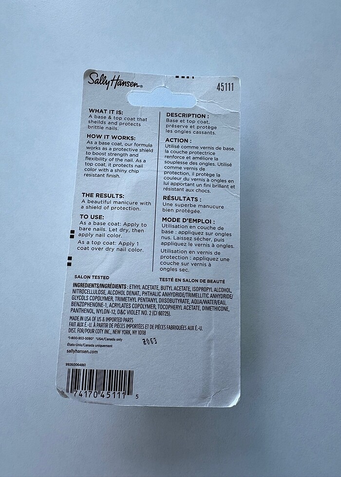 Sally hansen tirnak besleyici - Görsel 3