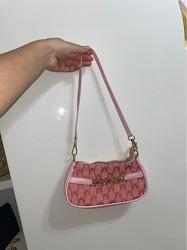 shine pembe çanta