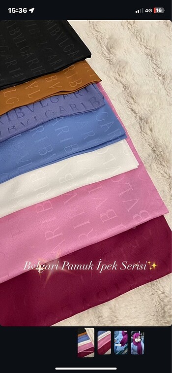 Bvlgari Bvlgari Pembe Şal