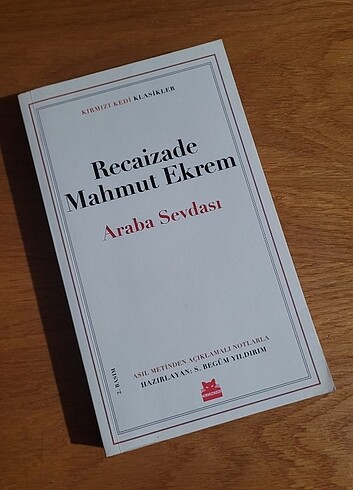 Recaizade Mahmut Ekrem Araba sevdası