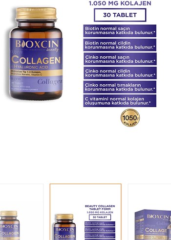 Diğer Booxcin Collagen + Hyaluronic Acid Serum